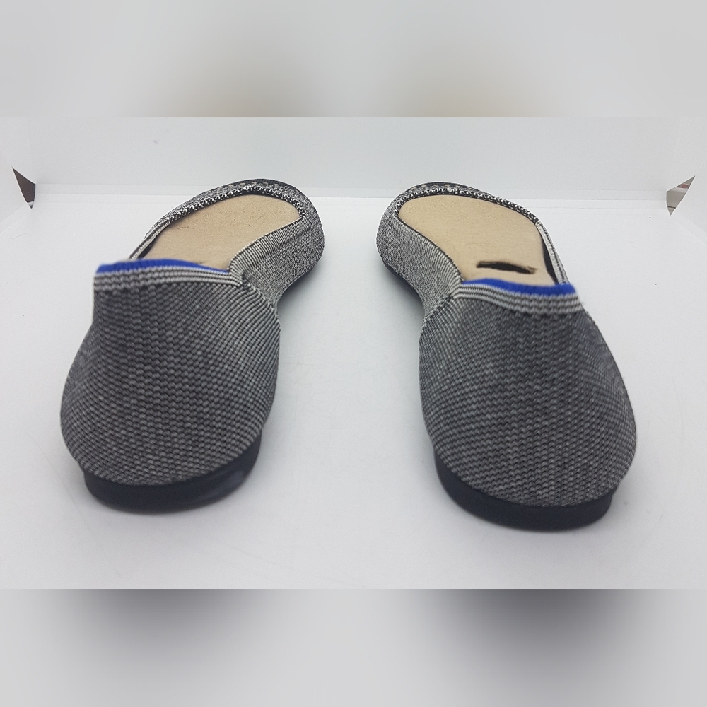 New Rothys Women's Grey Mist Captoe Textile Flats Sz 8 - Picture 3 of 6